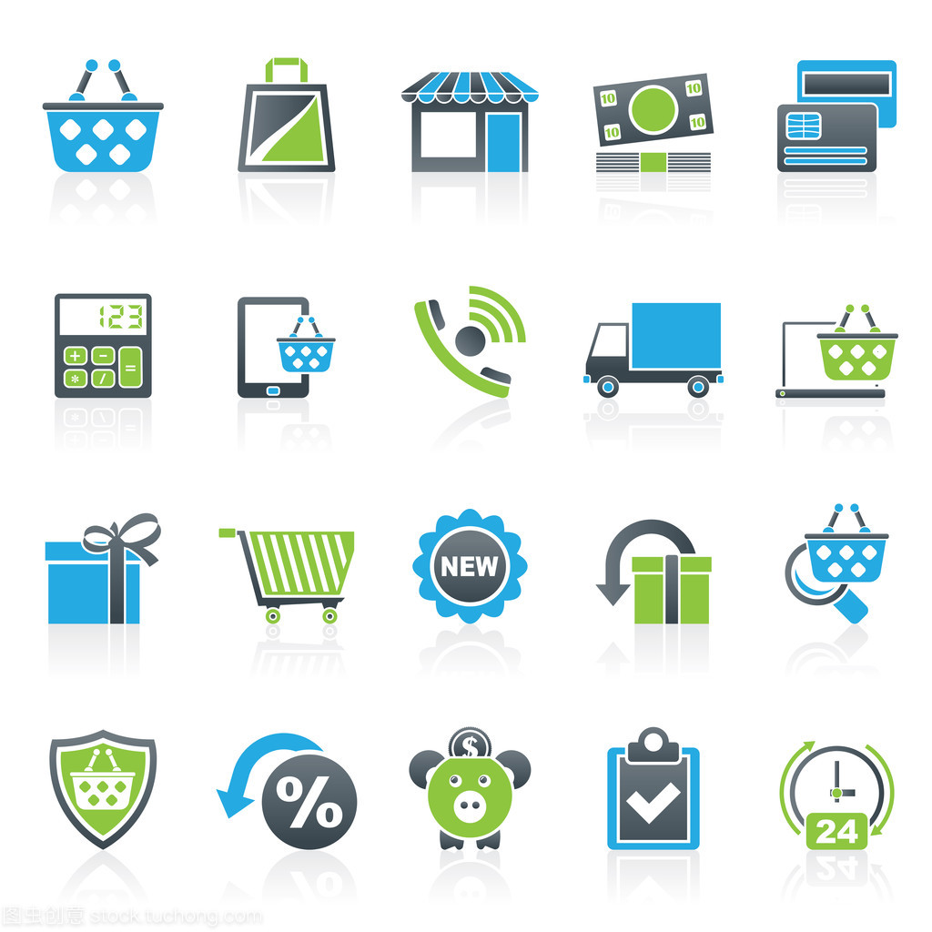商城和电子商务图标