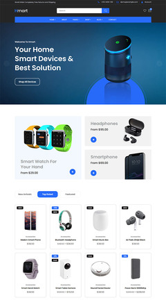 智能数码产品销售商城模板